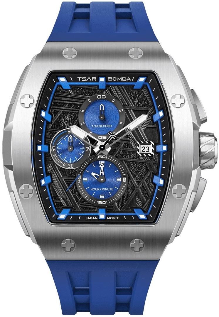 Tsar Bomba Elemental Quartz Silver Blue TB8211QII-09
