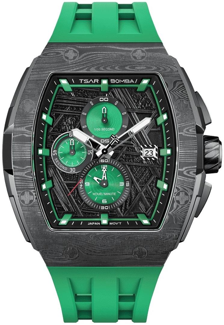 Tsar Bomba Elemental Quartz Black Green TB8211QII-11