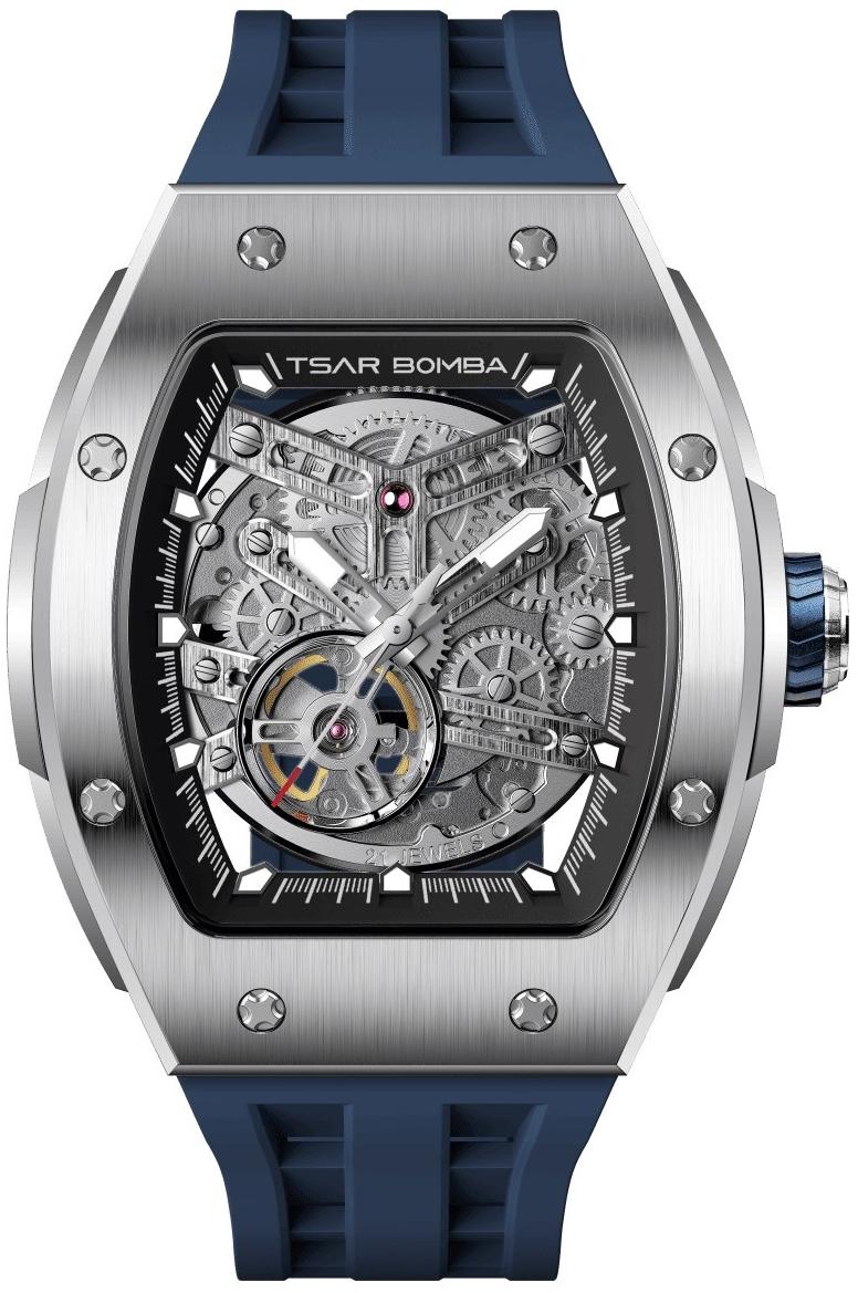 Tsar Bomba Elemental Automatic Silver Blue TB8228A-01