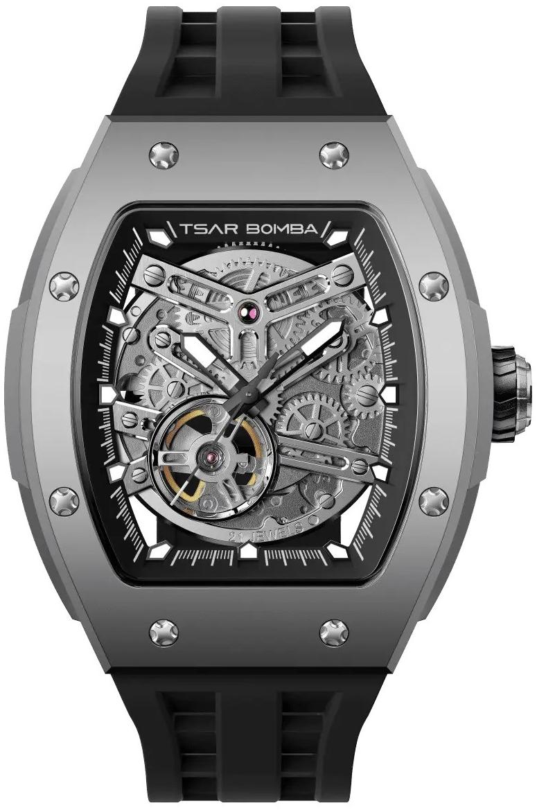 Tsar Bomba Elemental Titanium Automatic Grey Black TB8228T-01