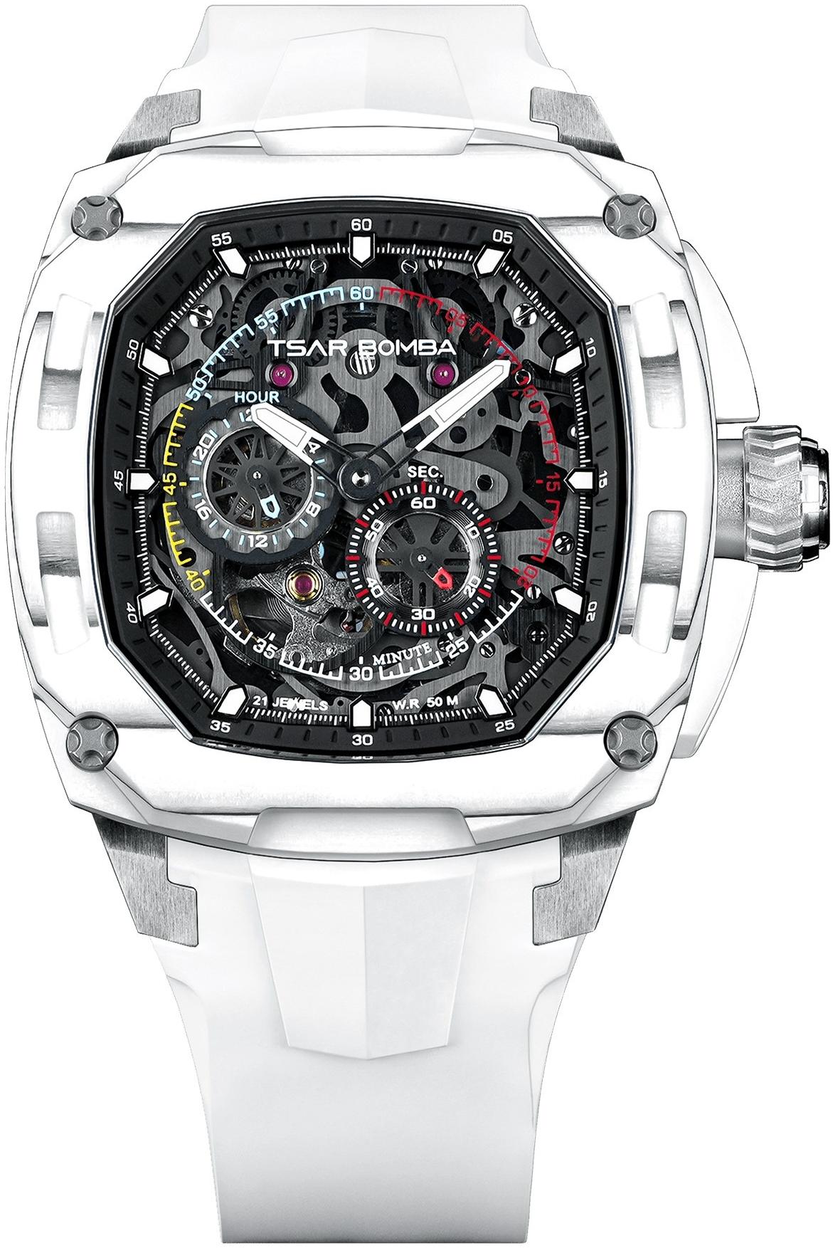 Tsar Bomba Dark Matter Automatic Carbon Fiber White Set TB8601-02