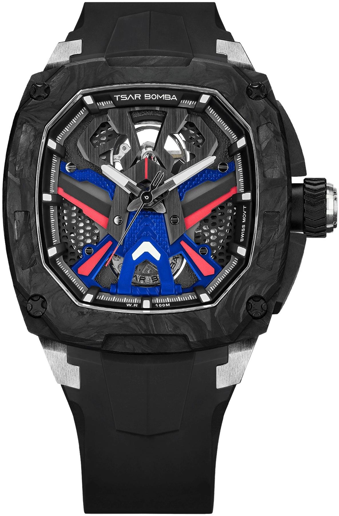 Tsar Bomba Dark Matter 3 Carbon Fiber & Titanium Blue Set TB8603-01