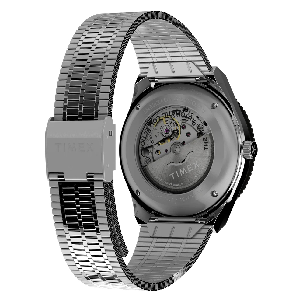 TW2W23100 zegarek srebrny klasyczny Q Timex bransoleta - miniatura 4