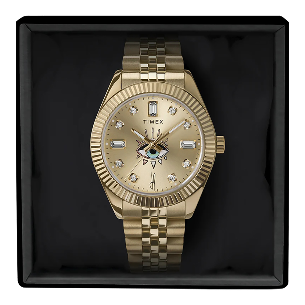 TW2W32800 zegarek srebrny fashion-modowy Timex bransoleta - miniatura 5