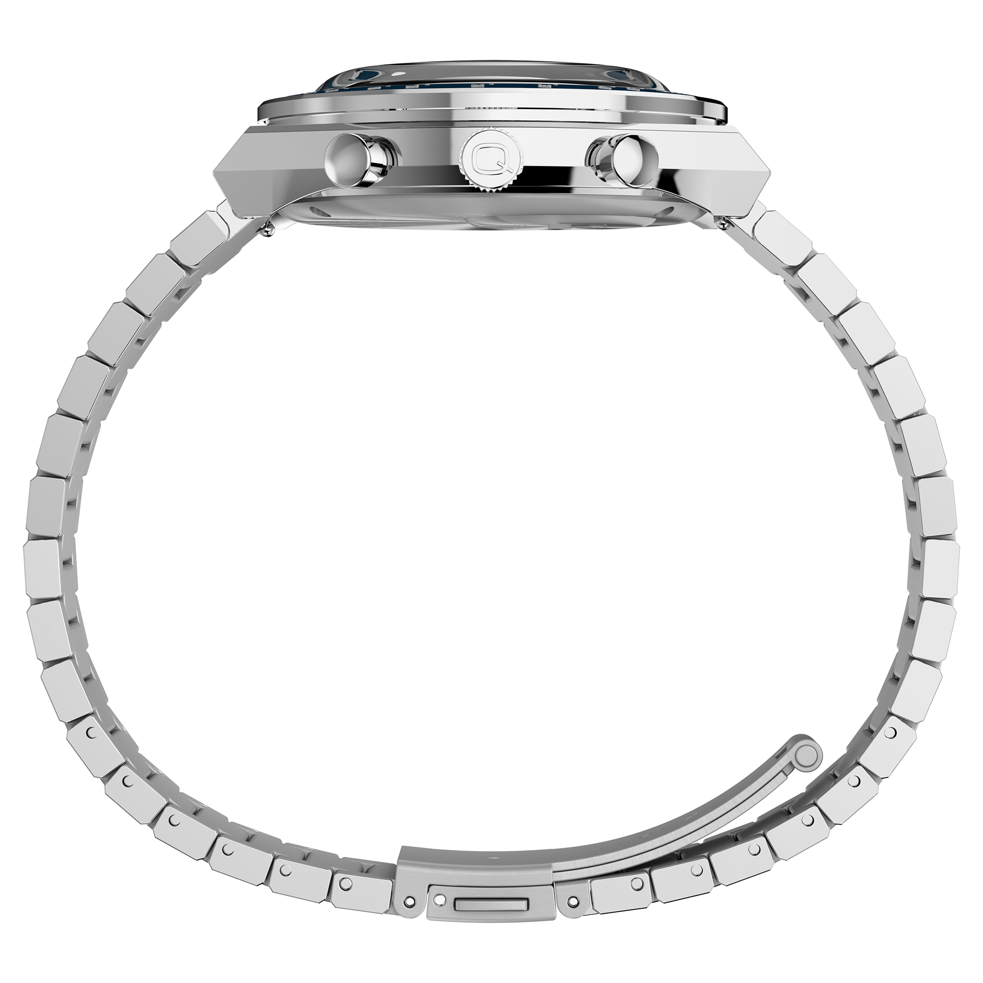 TW2W51600 zegarek srebrny sportowy Q Timex bransoleta - miniatura 2