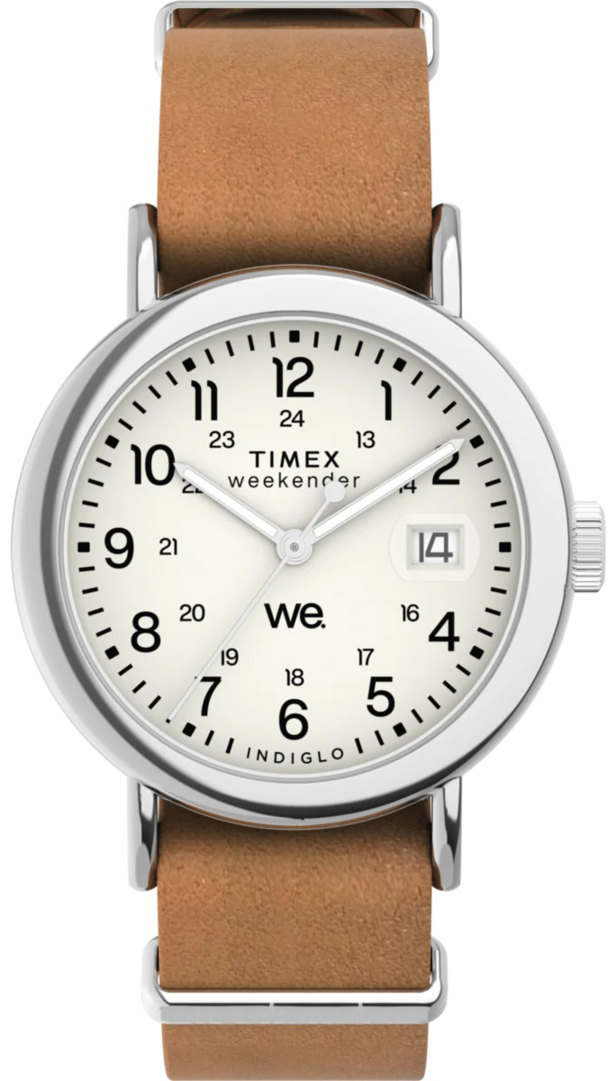 Timex Weekender 37mm Leather Strap TW2W86500