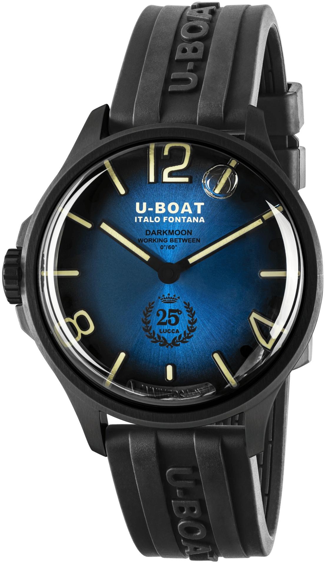 U-BOAT 25° BLUE SOLEIL PVD 2028