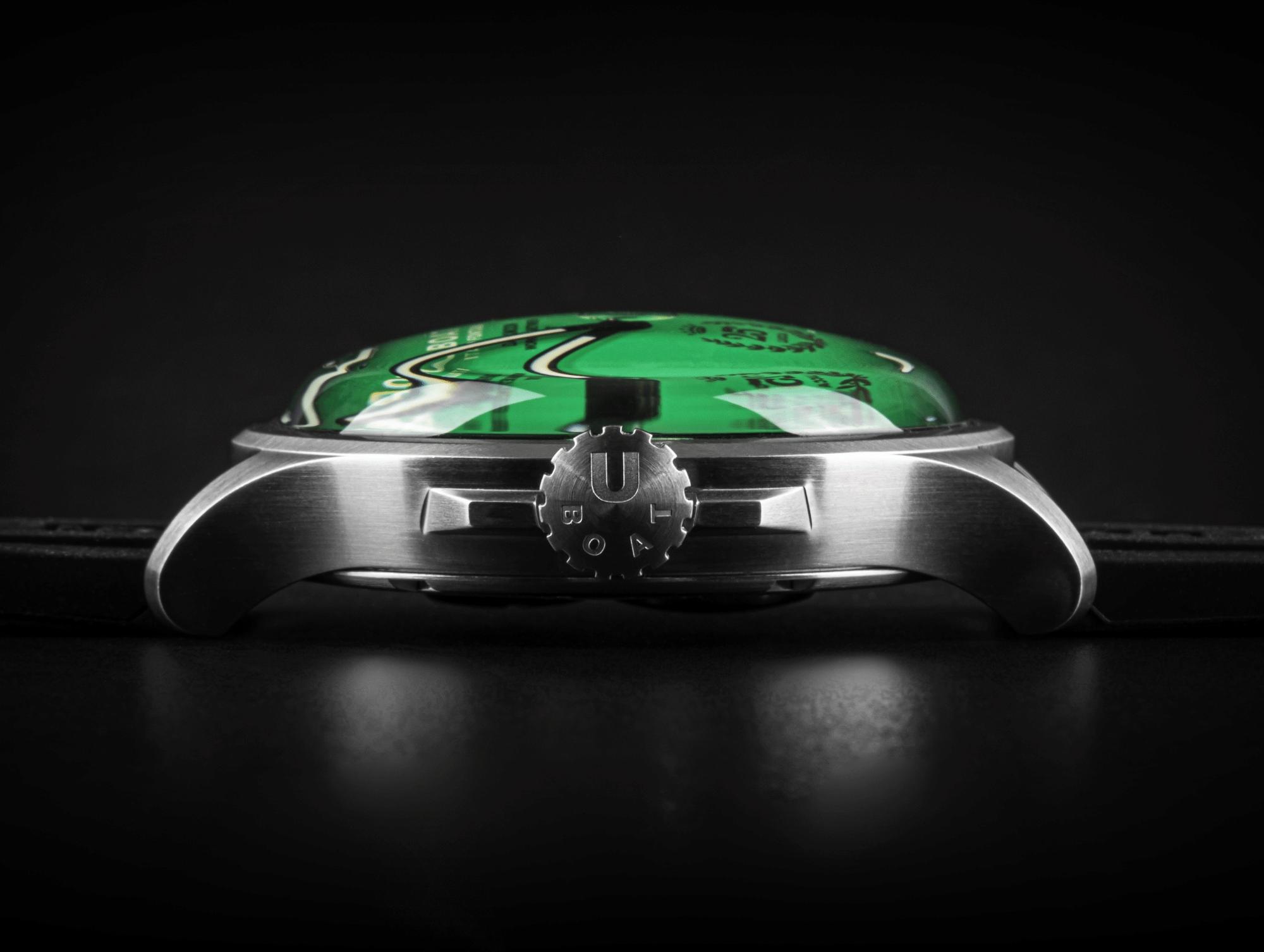 U-BOAT 2031 25° SS GREEN SOLEIL zegarek sportowy Darkmoon