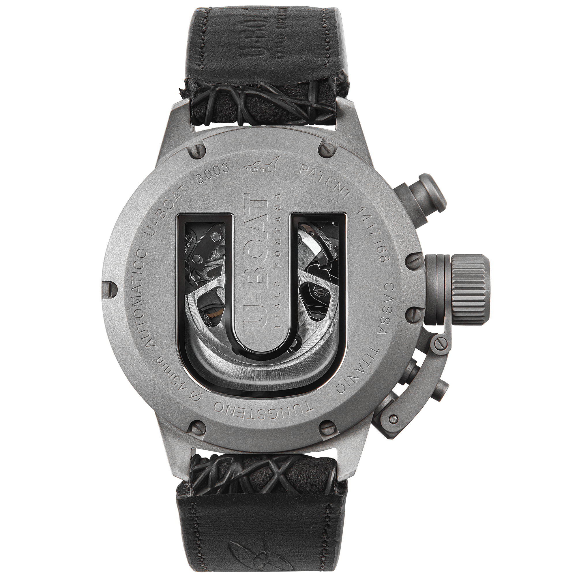U-BOAT 3003 CLASSICO 45 TITANIUM TUNGSTEN BLUE zegarek luksusowy Classico