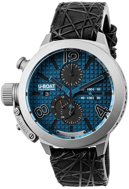 U-BOAT 3003 Classico CLASSICO 45 TITANIUM TUNGSTEN BLUE
