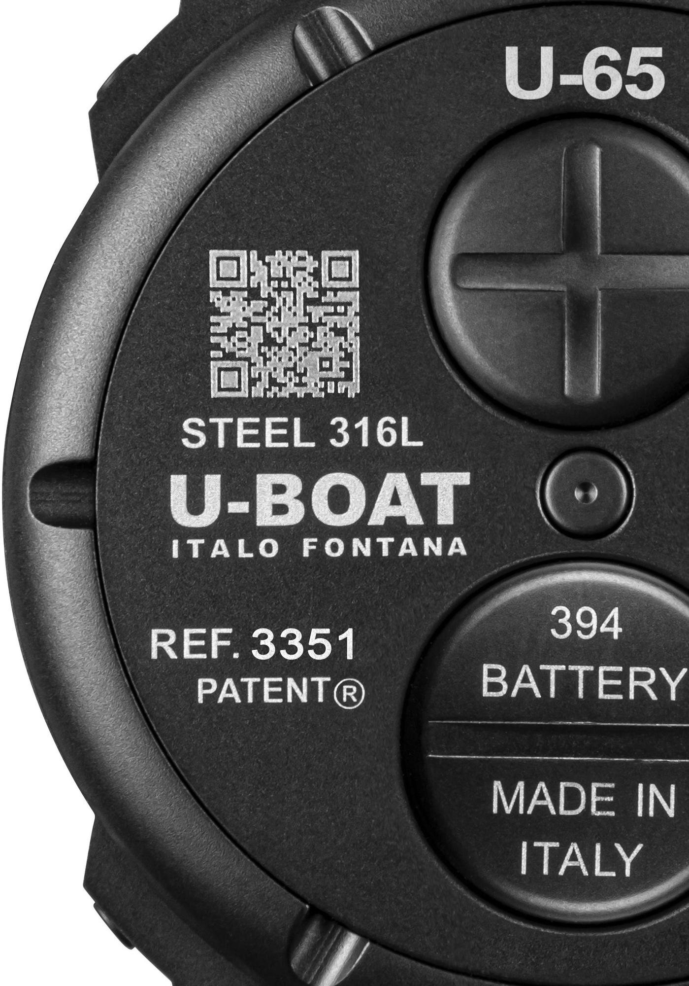 U-BOAT 3351 męski zegarek U-65 pasek