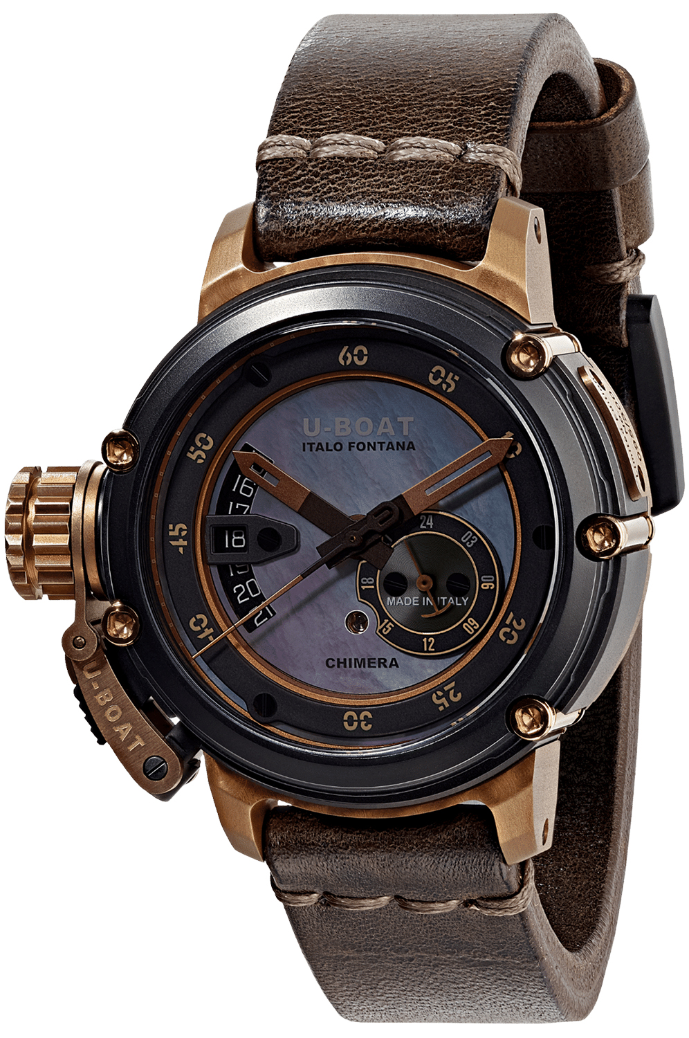 U-BOAT CHIMERA 43MM B AND B MOTHER OF PEARL 8069