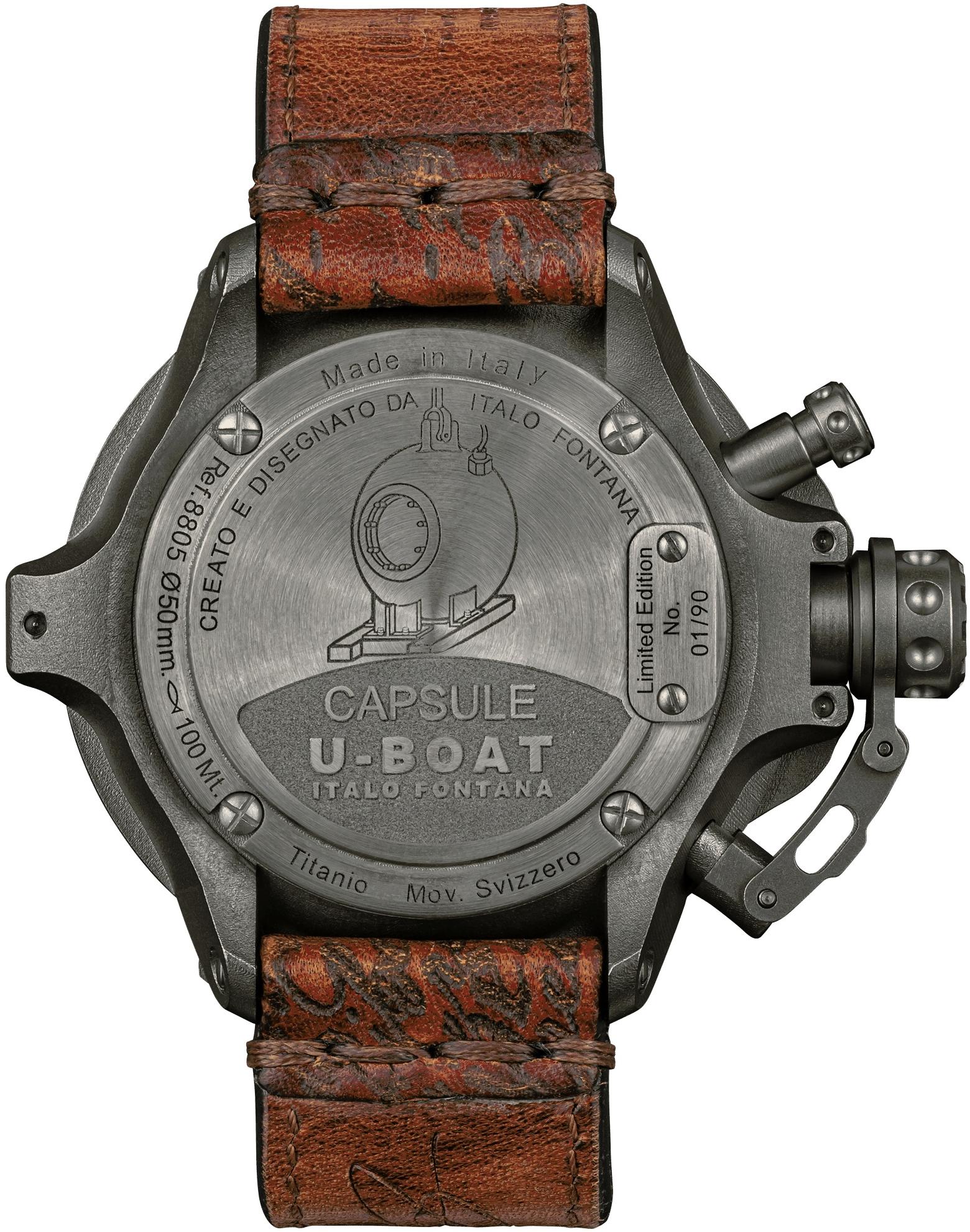 U-BOAT 8805 męski zegarek Capsule pasek - miniatura 2