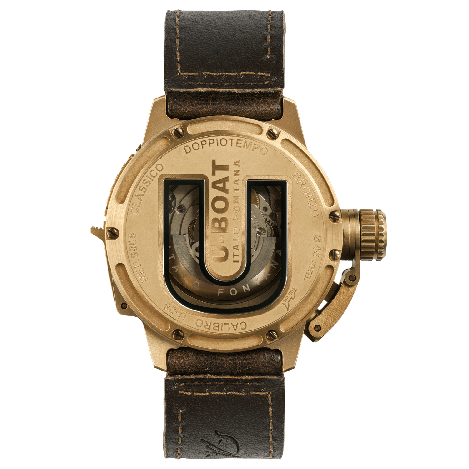 U-BOAT 9008 zegarek męski Dual Time - miniatura 2