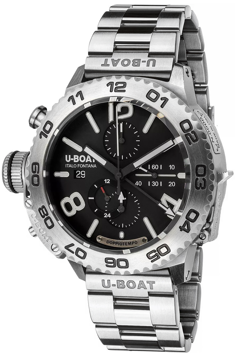 U-BOAT DOPPIOTEMPO CRONO SS BRACELET 9016/MT