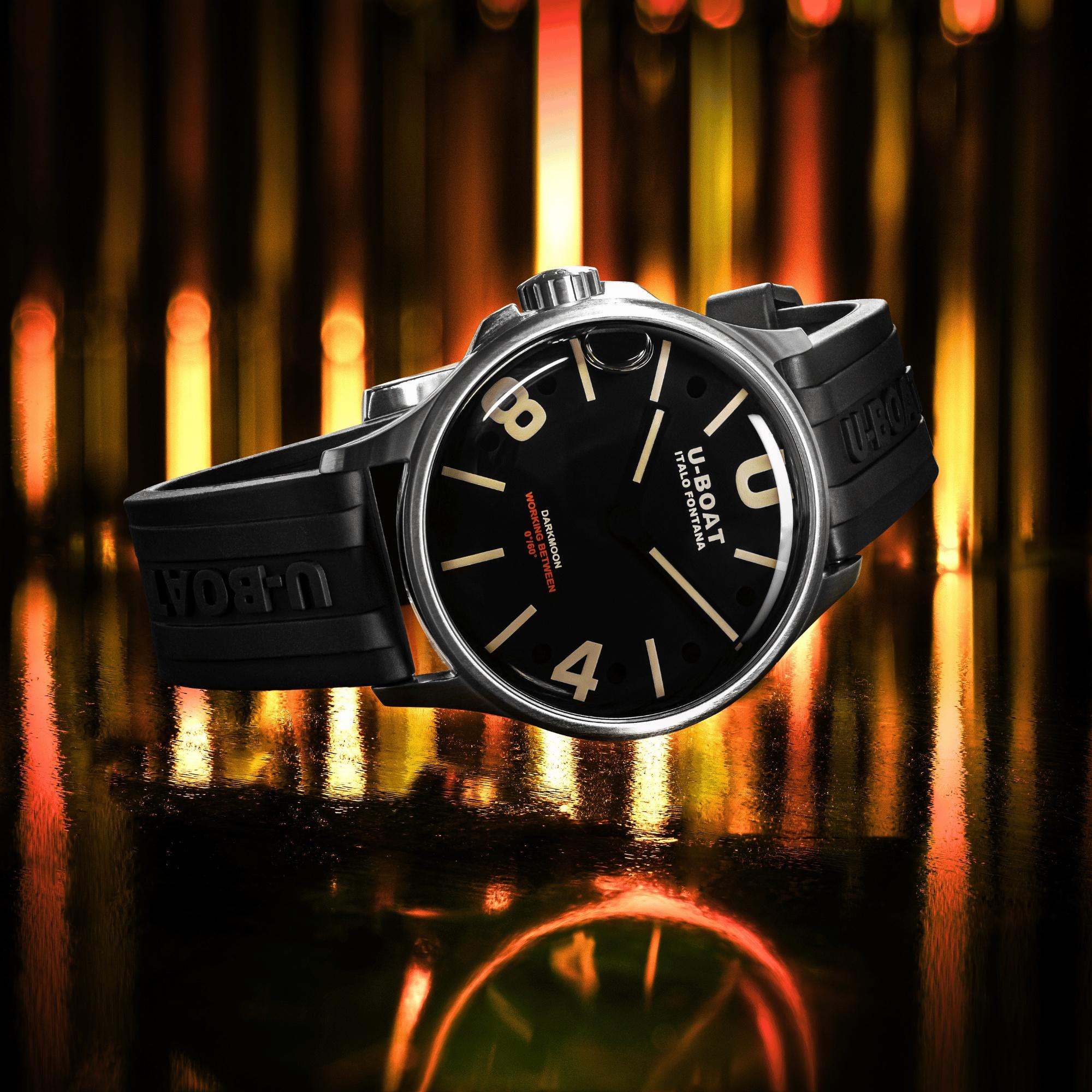 U-BOAT 9018 męski zegarek Darkmoon pasek
