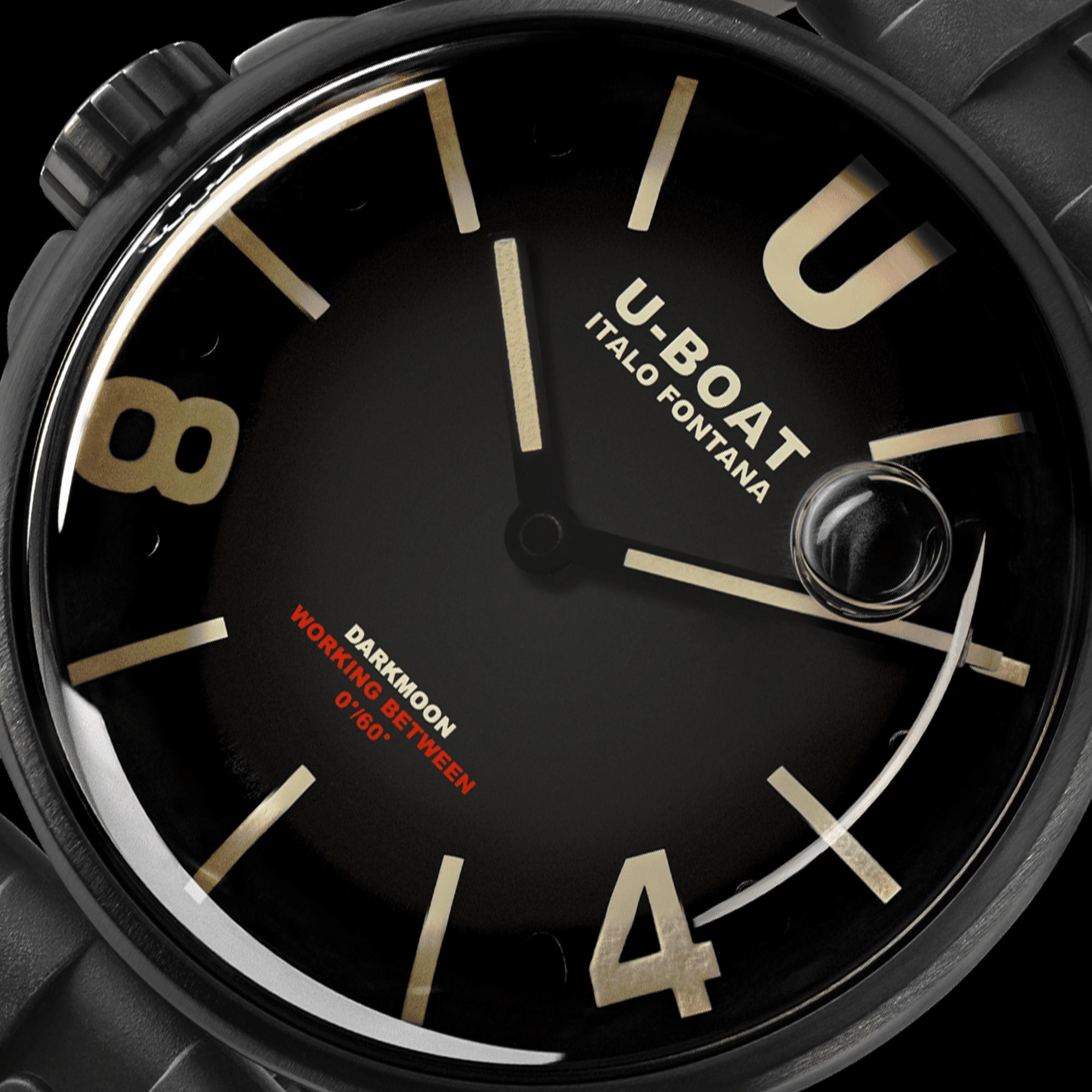 U-BOAT 9019 męski zegarek Darkmoon pasek