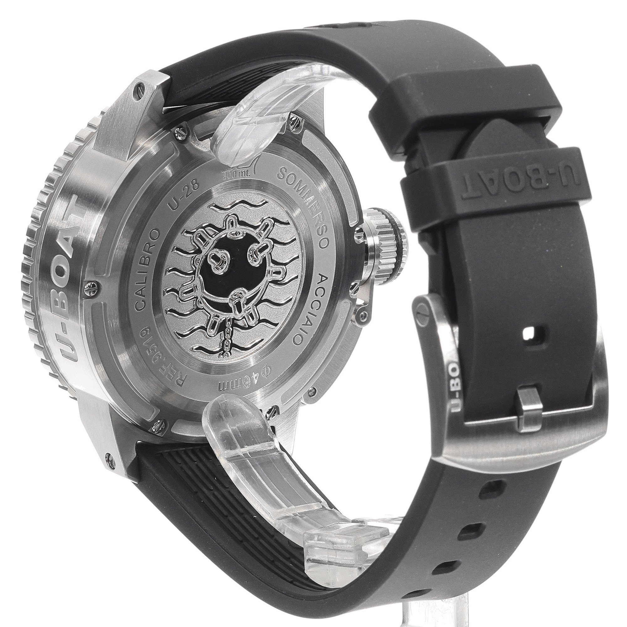 U-BOAT 9519 SOMMERSO GHIERA CERAMICA AUTOMATIC zegarek elegancki Classico
