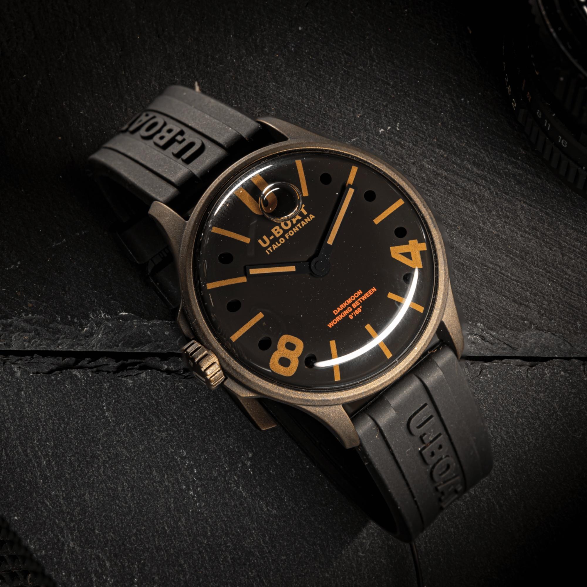 U-BOAT 9549 męski zegarek Darkmoon pasek