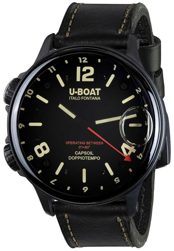 U-BOAT CAPSOIL DOPPIOTEMPO DLC BLACK 9671