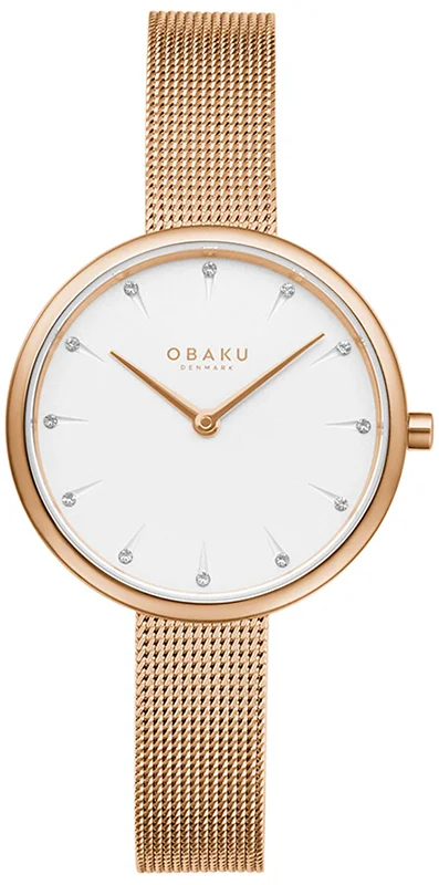 Obaku Denmark V233LXVIMV Slim NOTAT - ROSE - zdjęcie 1