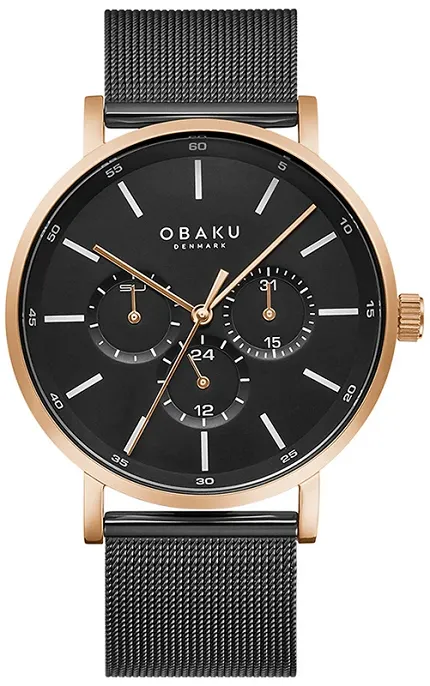 Obaku Denmark V246GMVBMB Slim EGE - NIGHT - zdjęcie 1