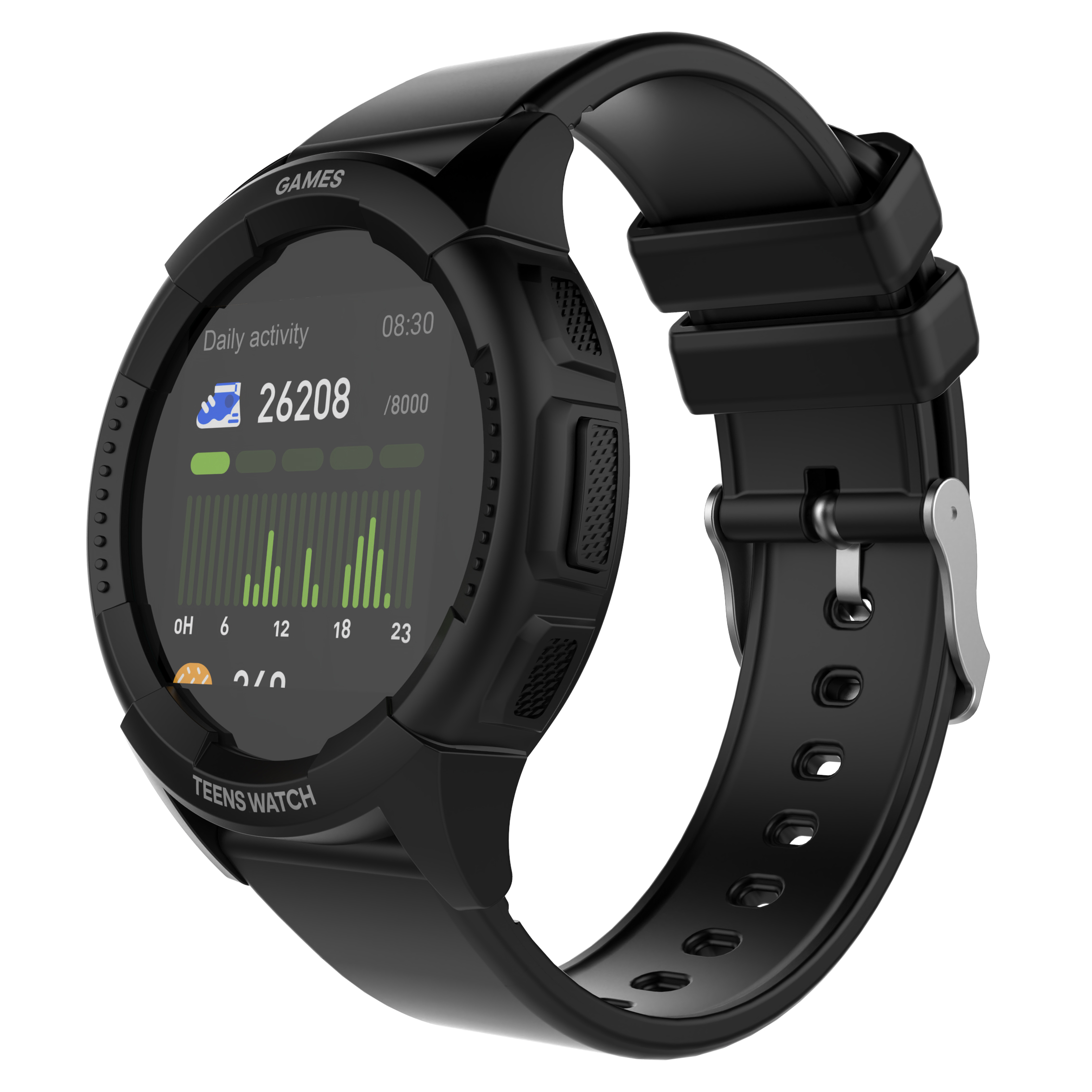 Vector Smart VCTR-00-02BK 45mm Czarny Kids zegarek sportowy Smartwatch