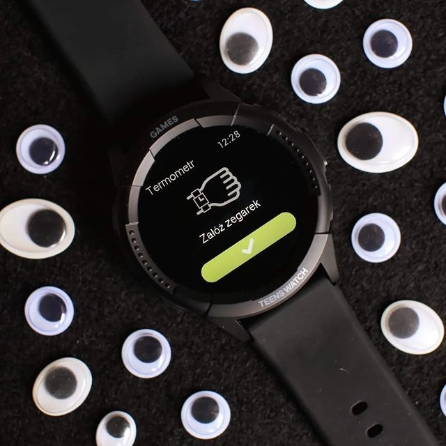 Vector Smart VCTR-00-02BK zegarek dla dzieci sportowy Smartwatch pasek
