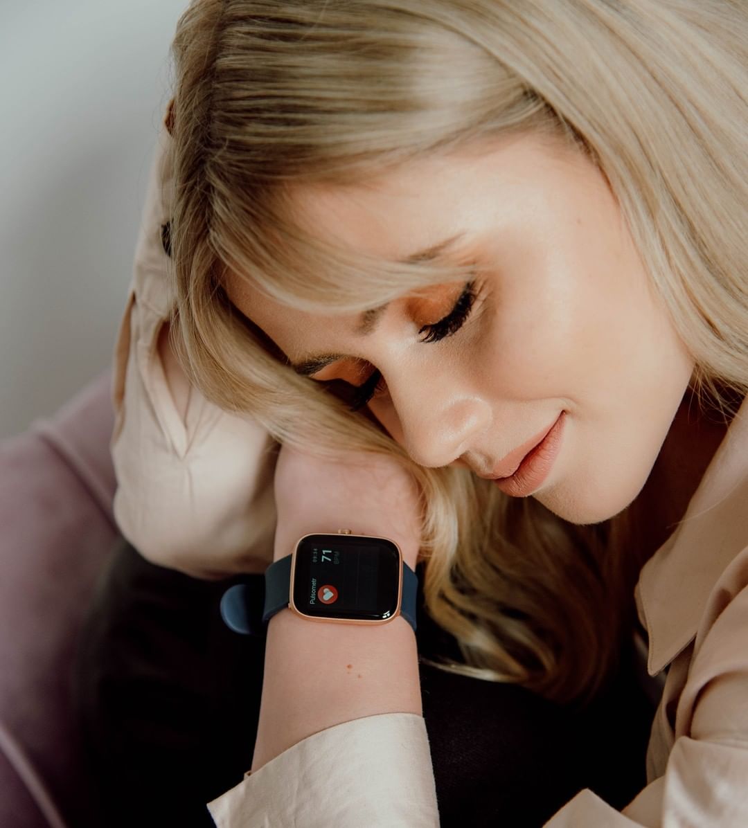 Vector Smart VCTR-31-01RG-S1NB zegarek złoty sportowy Smartwatch pasek - miniatura 5