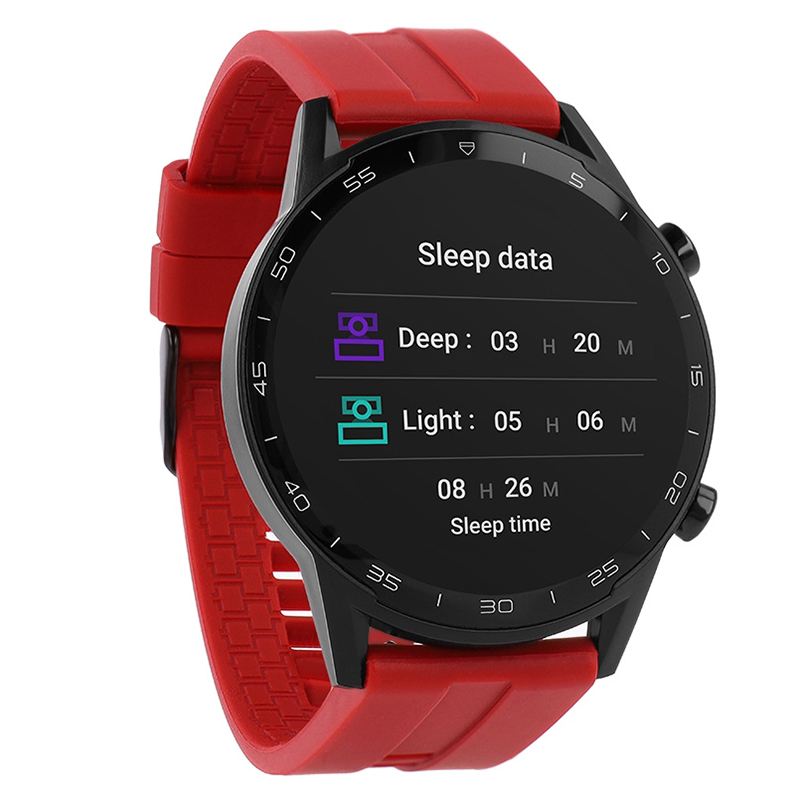Vector Smart VCTR-32-06RD 45mm Czerwony + Czarny pasek zegarek sportowy Smartwatch - miniatura 3