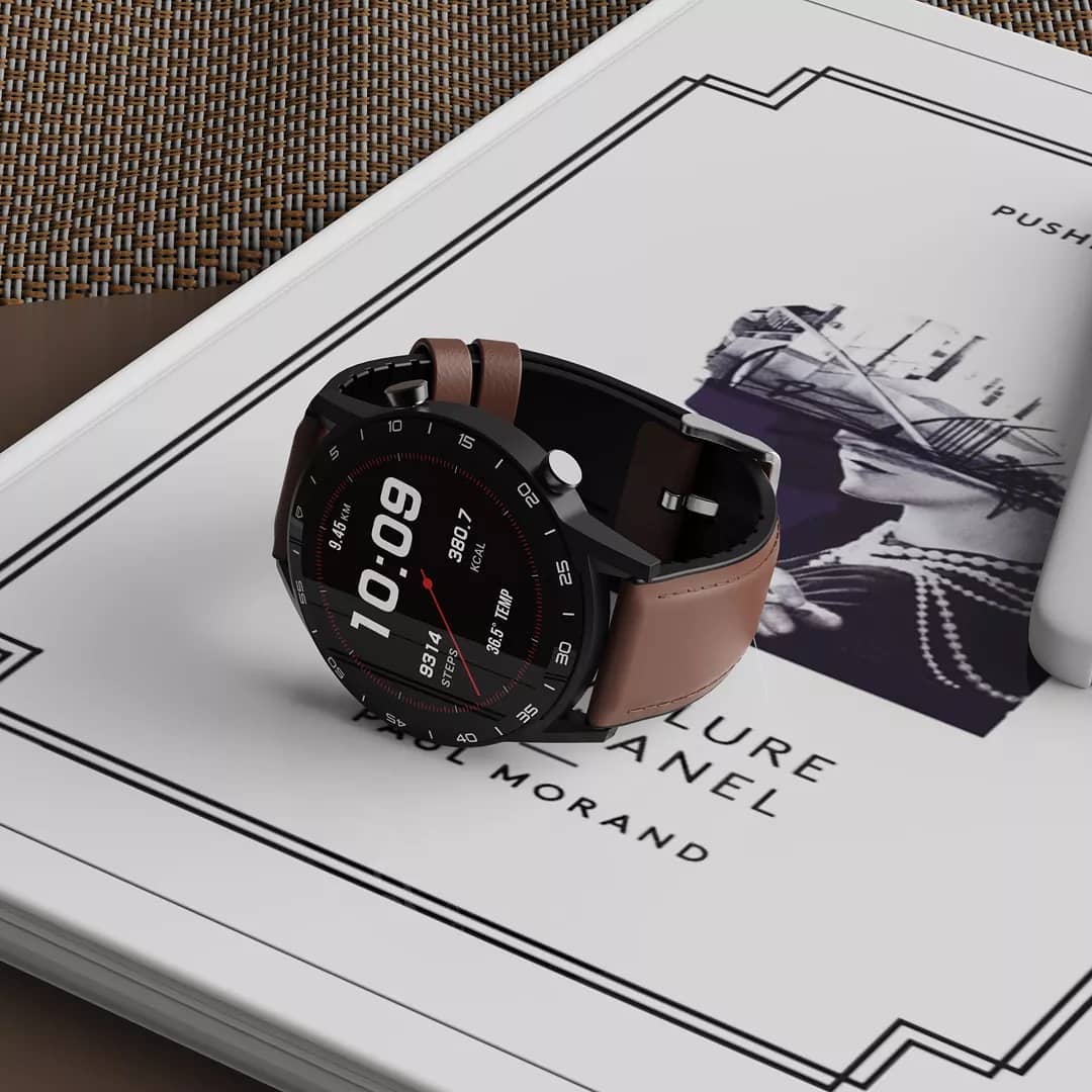 Vector Smart VCTR-32-22BK-S2BR zegarek czarny sportowy Smartwatch pasek - miniatura 5