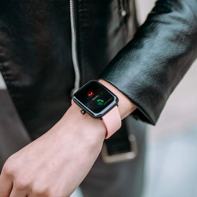 Vector Smart VCTR-33-03BK-S3BP 42mm Różowy damski zegarek sportowy Smartwatch - miniatura 4