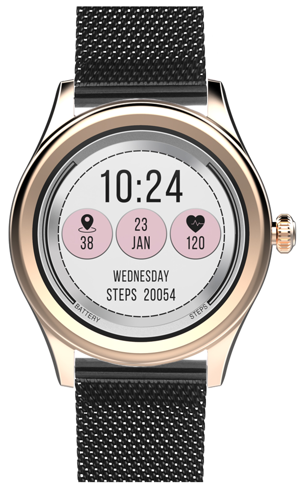 Vector Smart 44mm Różowe Złoto Czarny damski VCTR-34-02-RG-03MS
