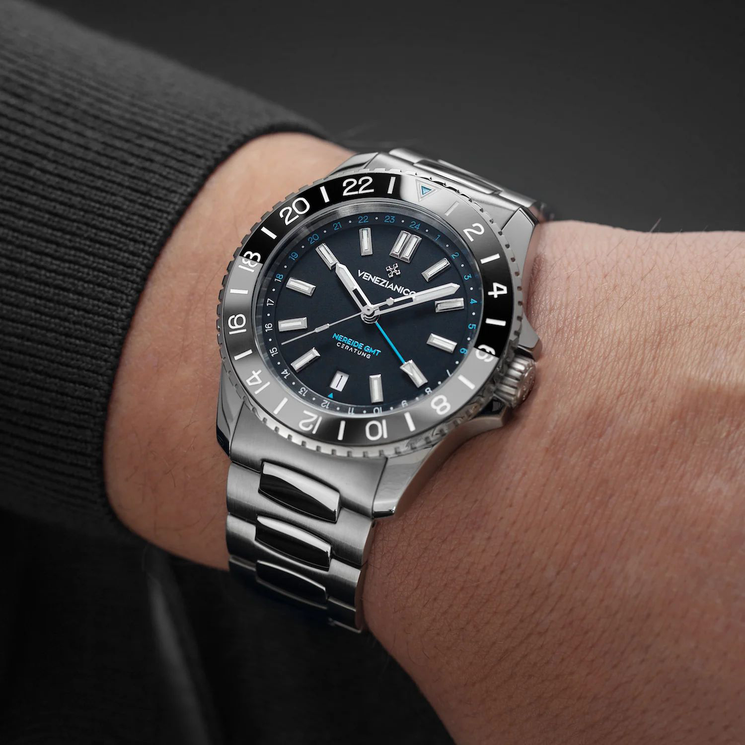 Venezianico 4821501C męski zegarek Nereide GMT - miniatura 6