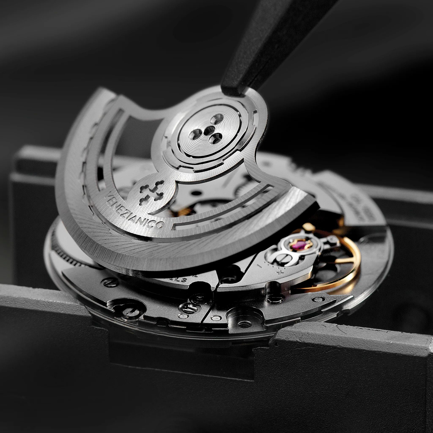 Venezianico 4821501C zegarek srebrny klasyczny Nereide GMT - miniatura 5