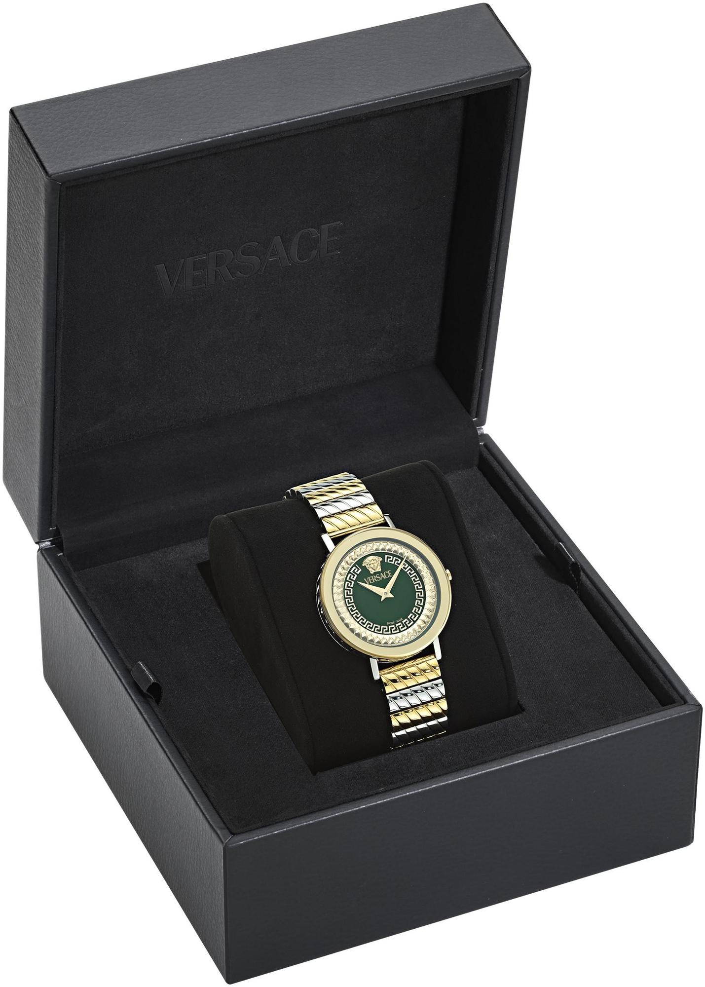 Versace VE0O00225 zegarek srebrny fashion-modowy Versace bransoleta - miniatura 5