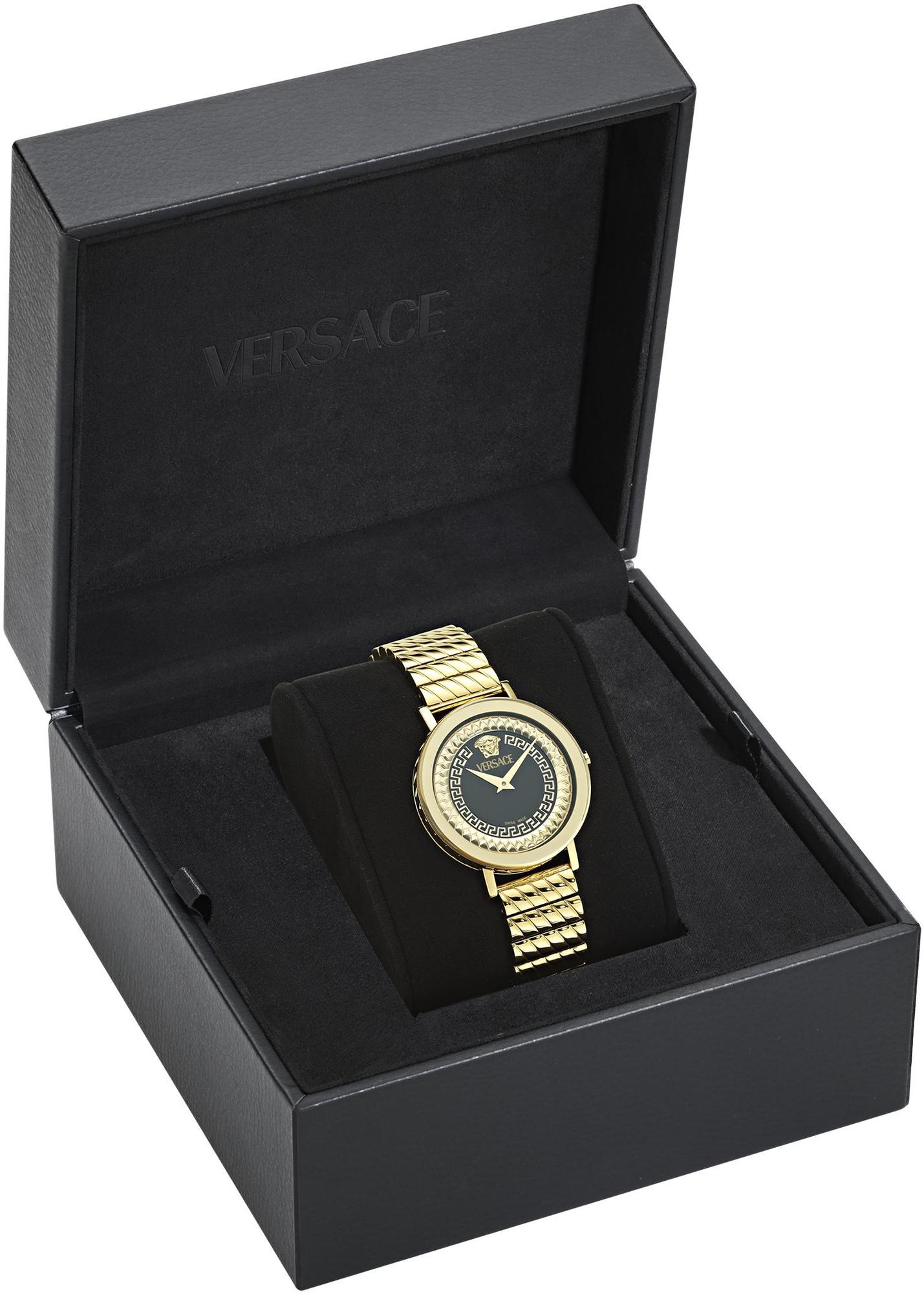 Versace VE0O00425 zegarek złoty fashion-modowy Versace bransoleta - miniatura 5