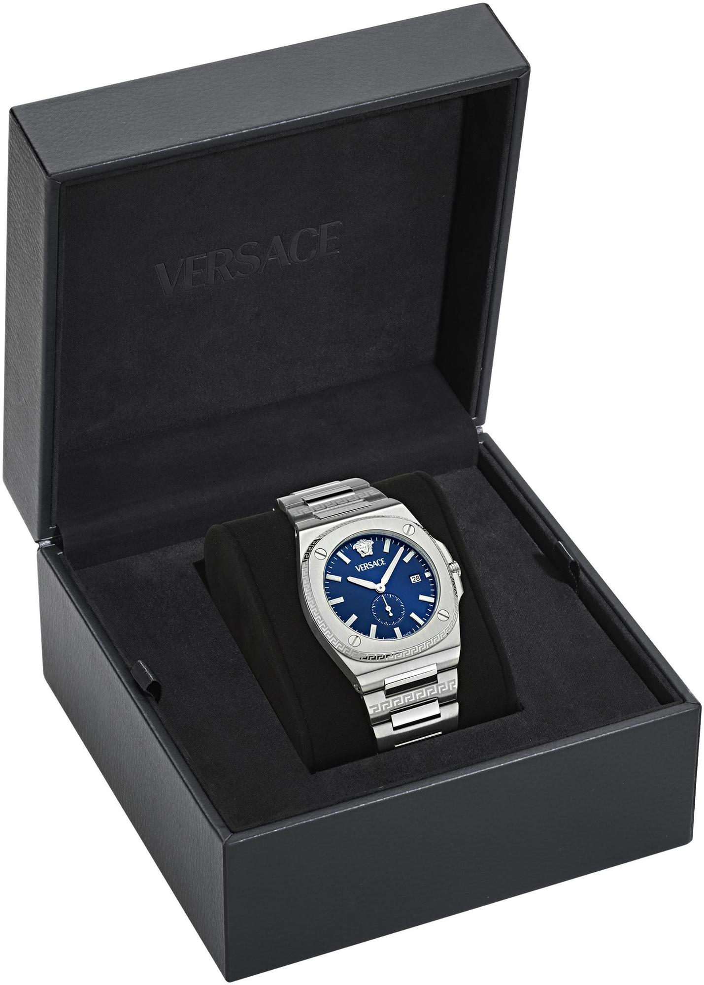 Versace VE0V00225 zegarek srebrny fashion-modowy Versace bransoleta - miniatura 5