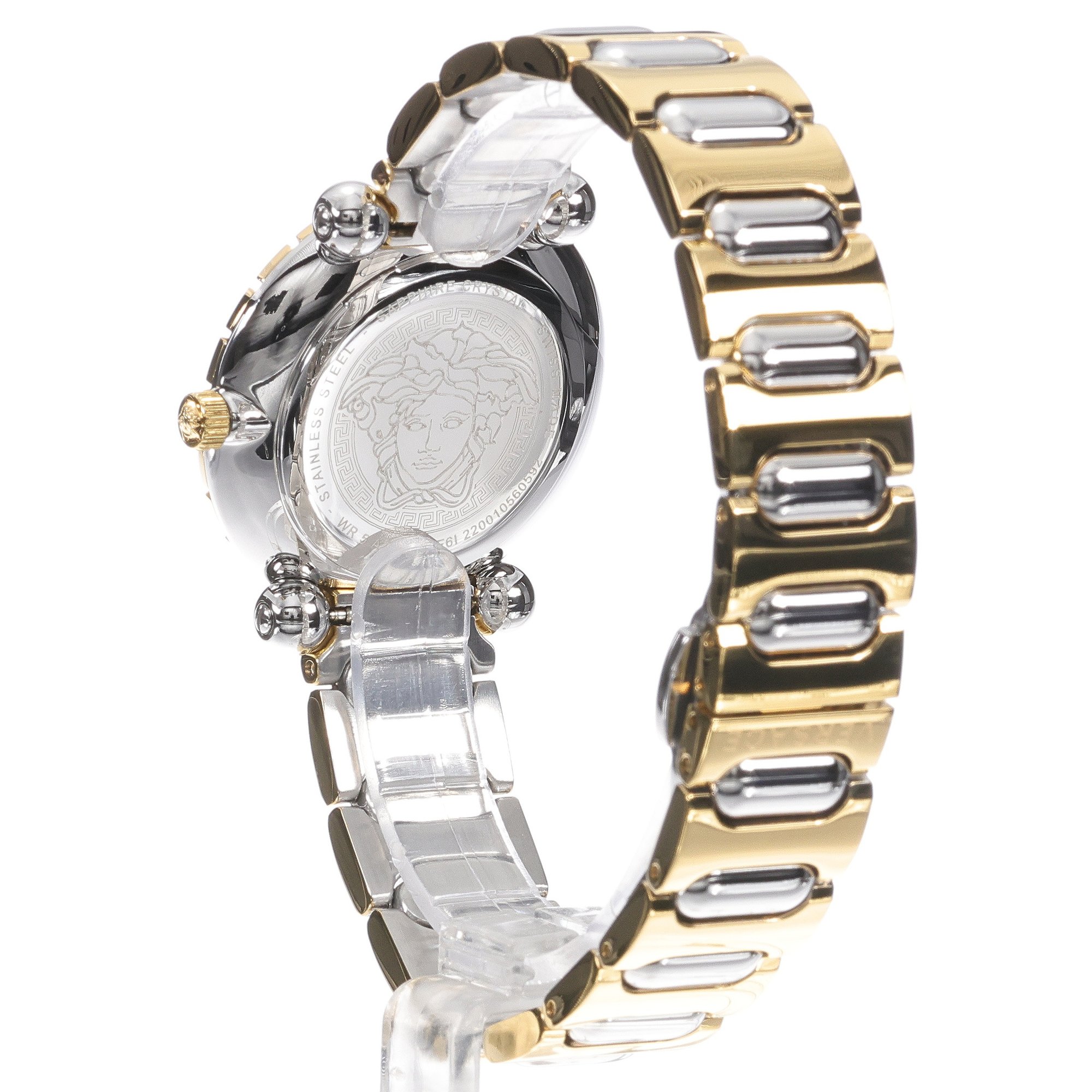 Versace VE6I00423 zegarek srebrny fashion-modowy GRECA bransoleta - miniatura 4