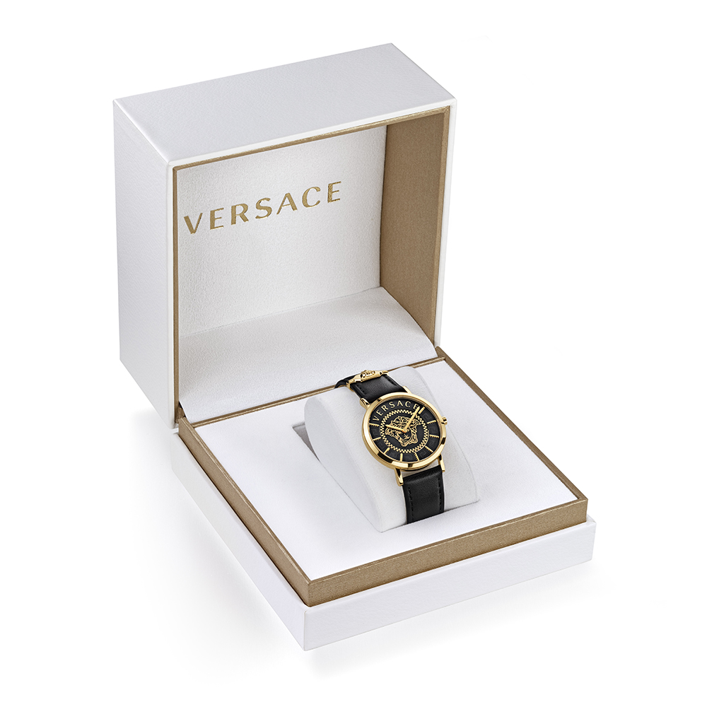 Versace VEK400421 zegarek srebrny elegancki ESSENTIAL bransoleta - miniatura 5