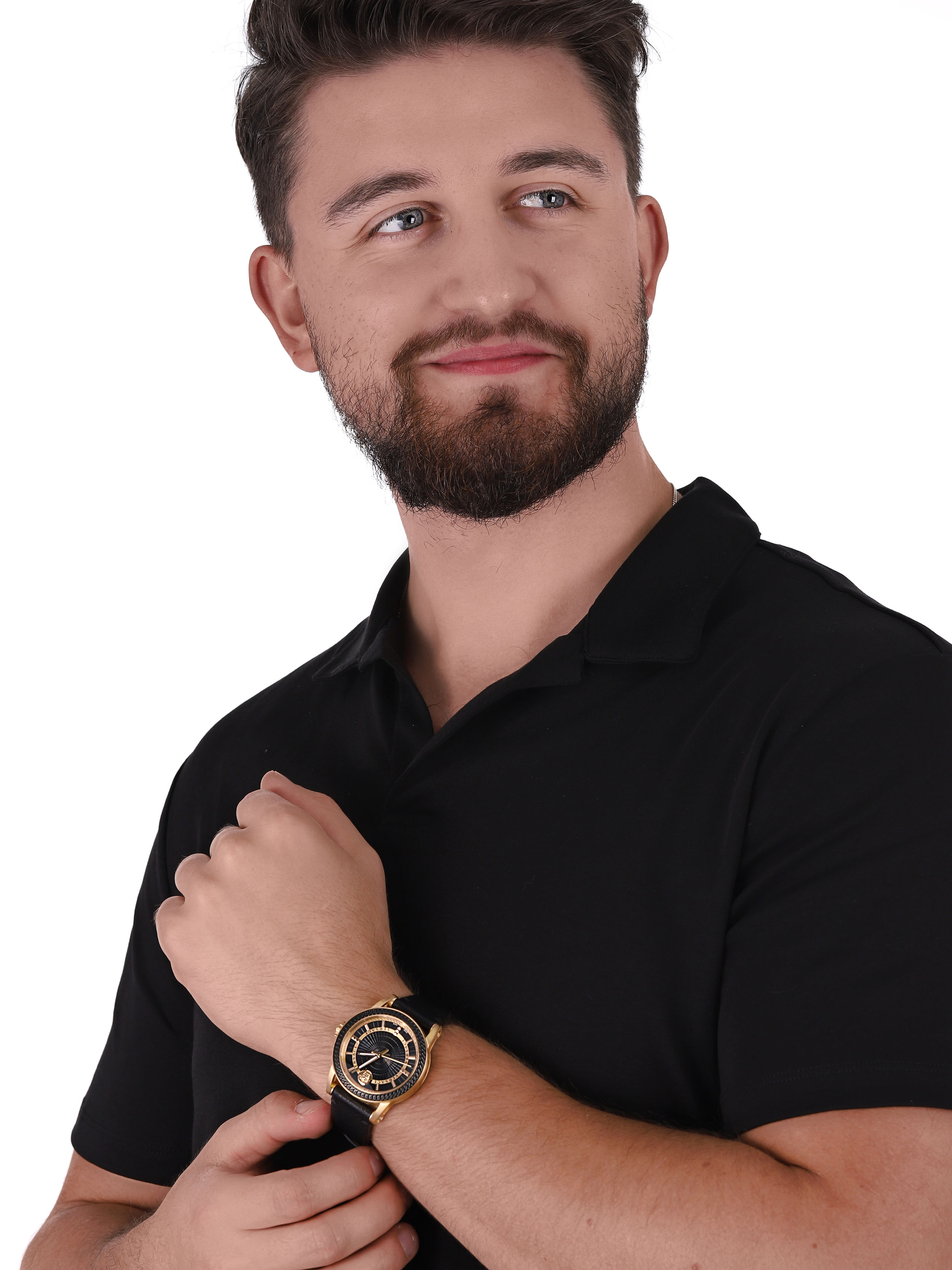 Versace VEPO00320 CODE CODE zegarek męski klasyczny szafirowe - miniatura 2