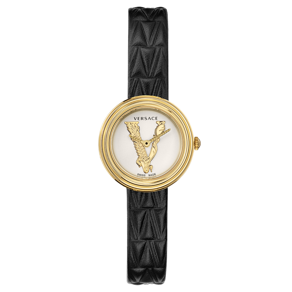Versace VET300221 T3-MINI VIRTUS klasyczny zegarek złoty - miniatura 3