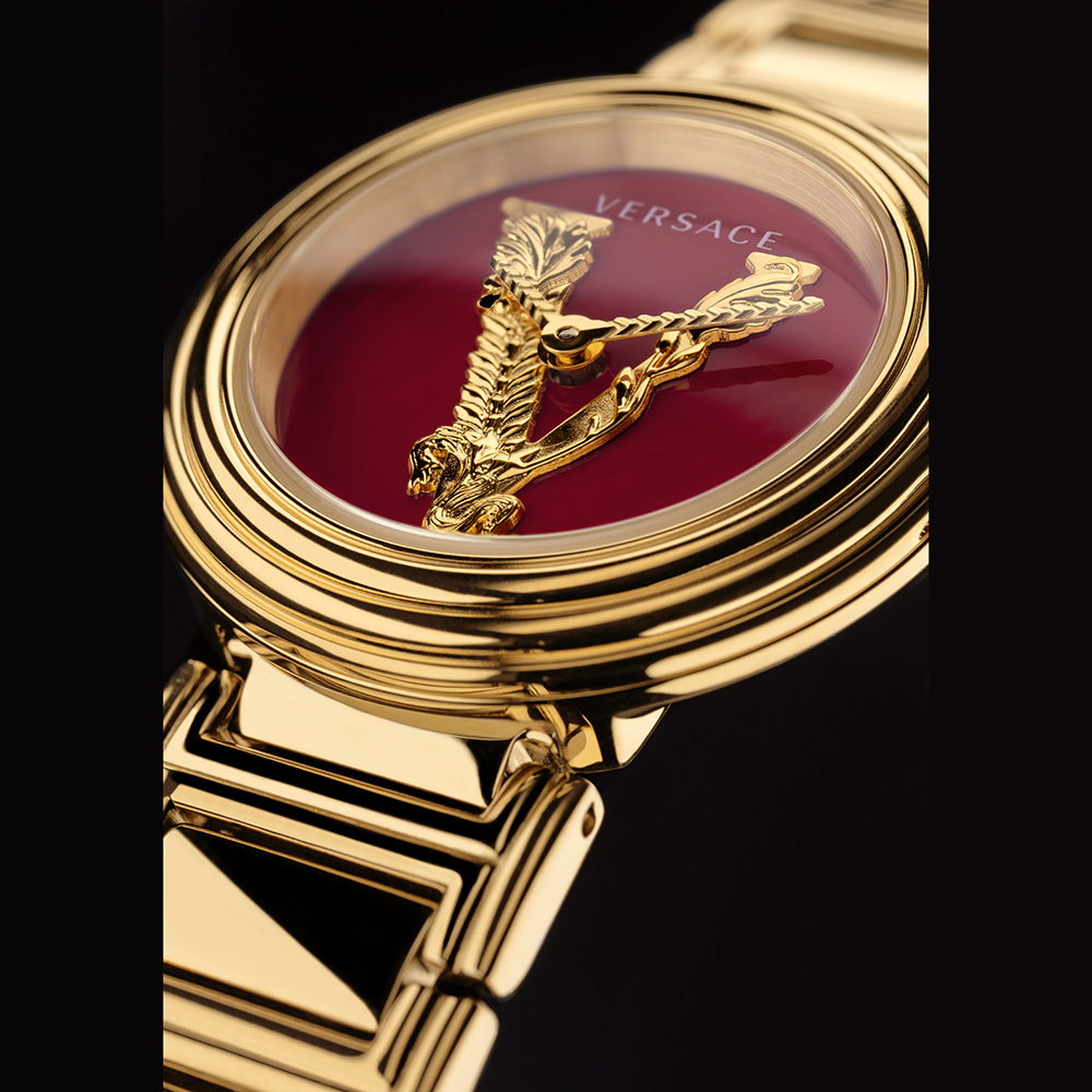 Versace VET300321 zegarek damski klasyczny T3-MINI VIRTUS bransoleta - miniatura 6