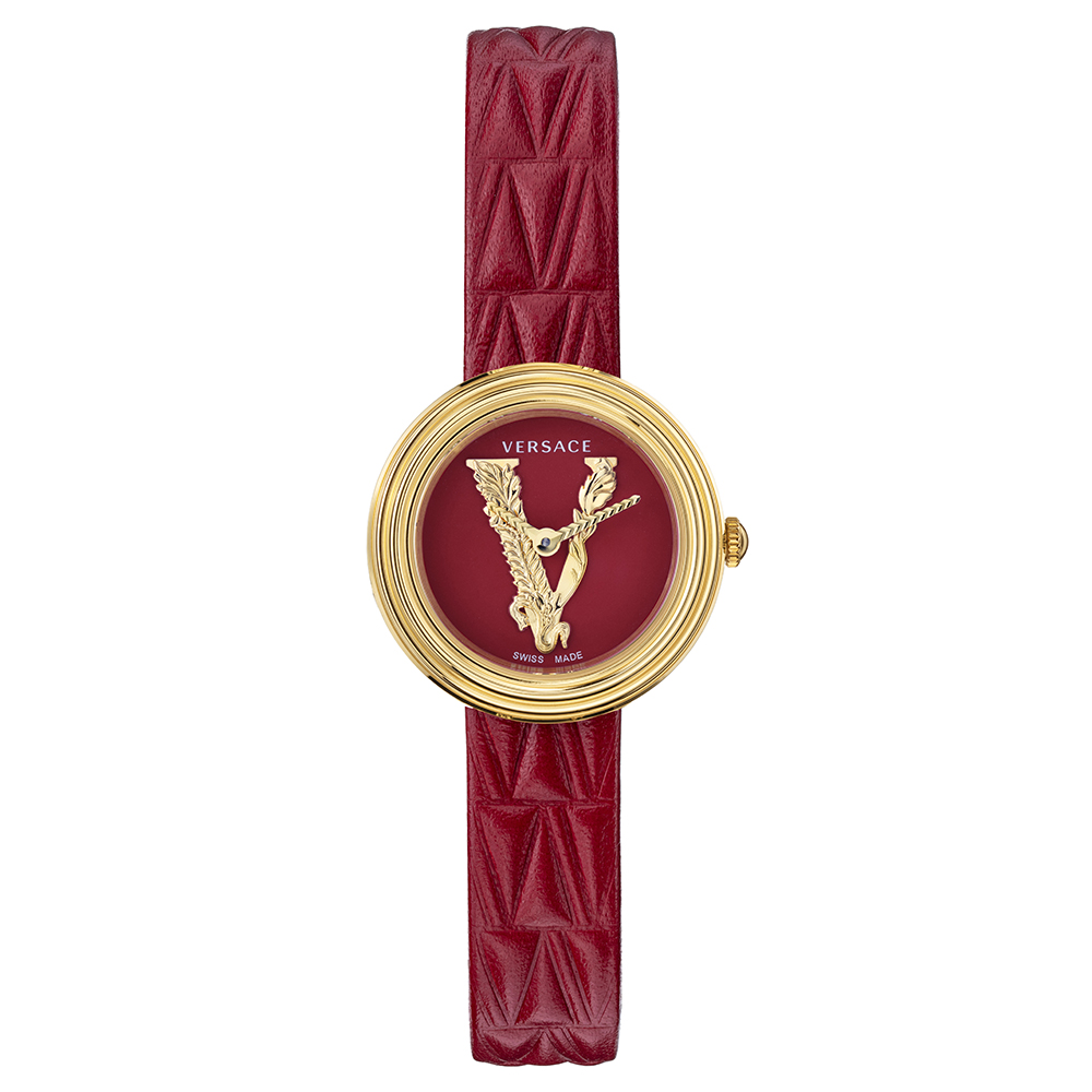 Versace VET300321 zegarek damski T3-MINI VIRTUS złoty - miniatura 7