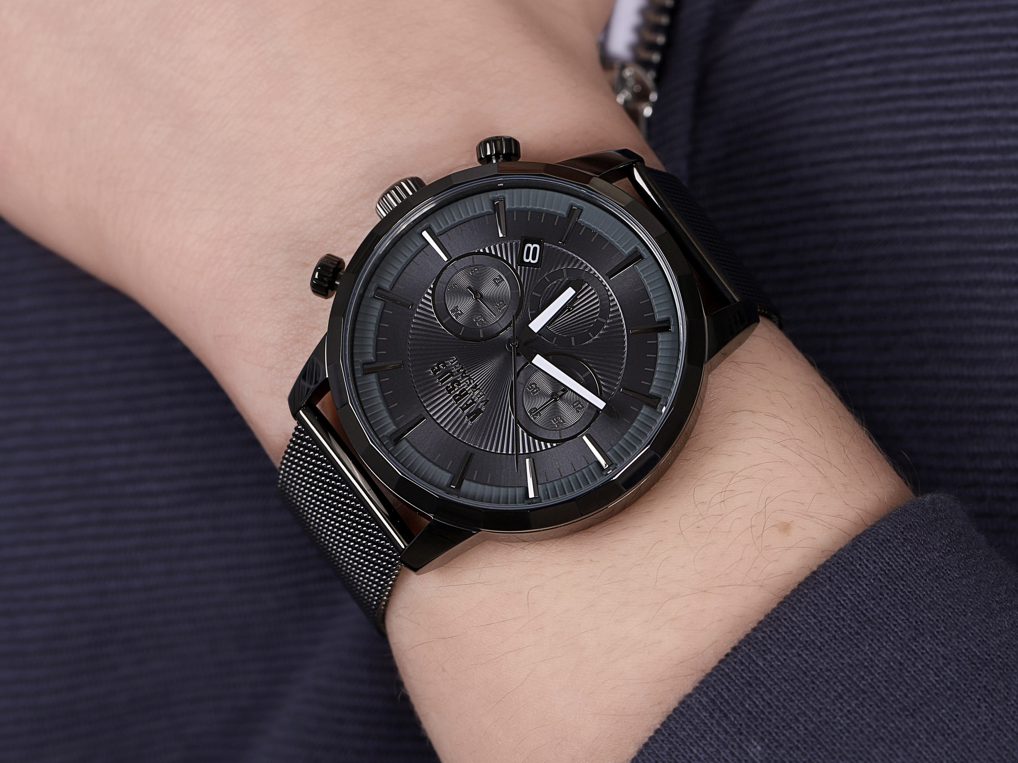 Versus Versace VSPEV0519 zegarek szary sportowy Męskie bransoleta