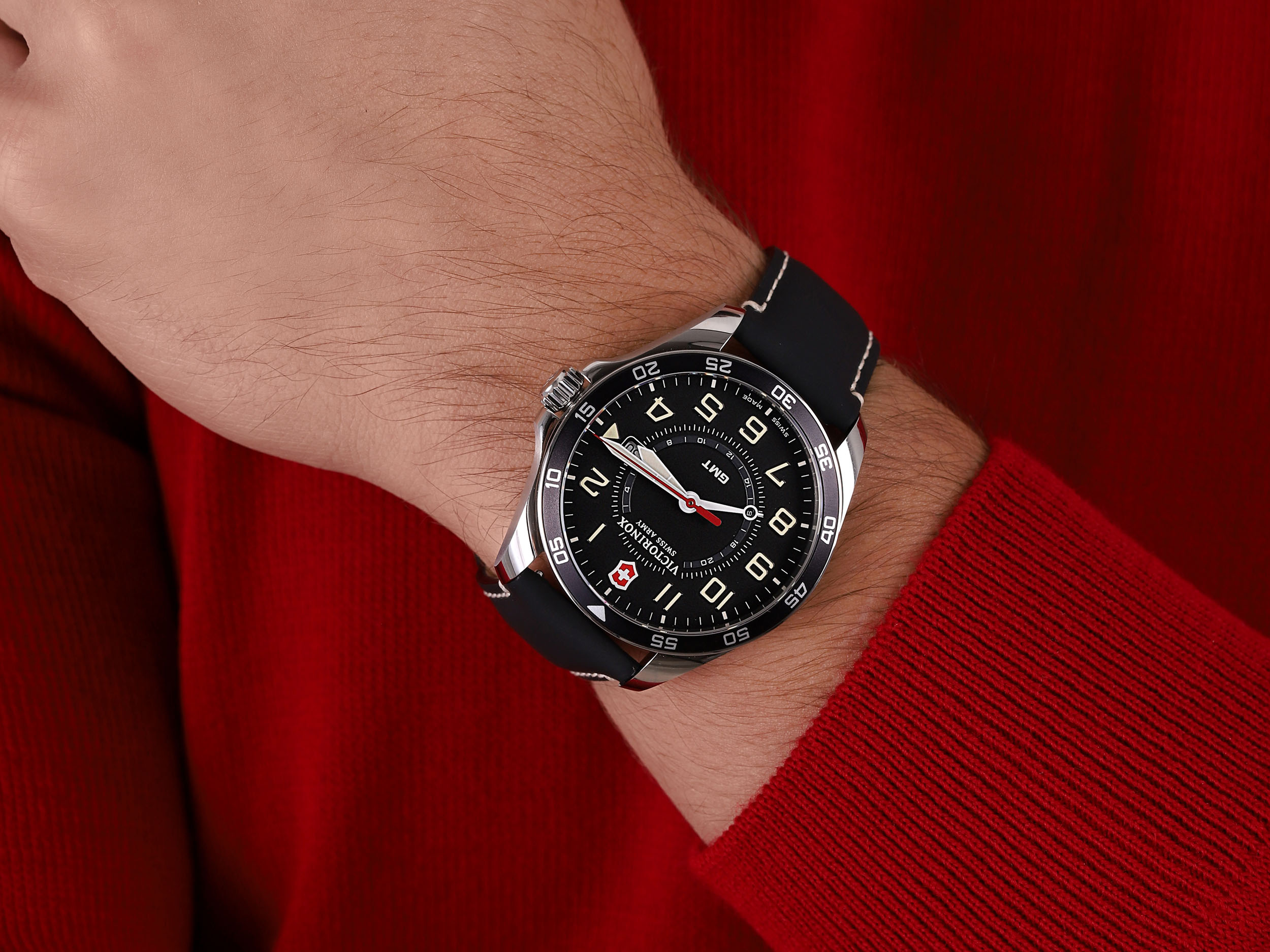 Victorinox 241895 Fieldforce FieldForce GMT zegarek męski klasyczny szafirowe - miniatura 4