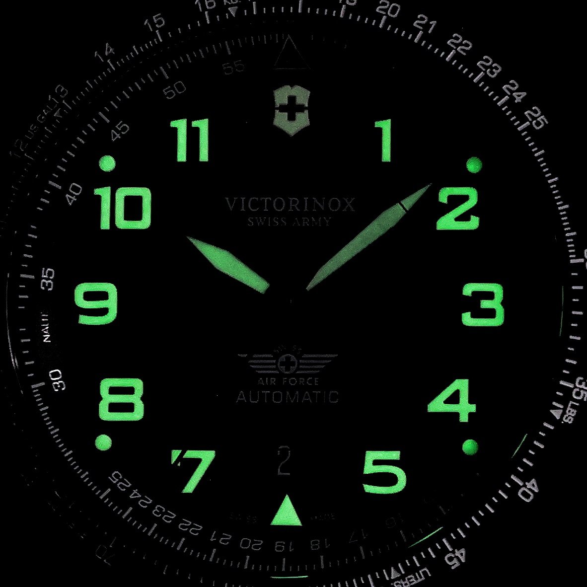 Victorinox 241998 Airboss Mechanical Airboss sportowy zegarek srebrny