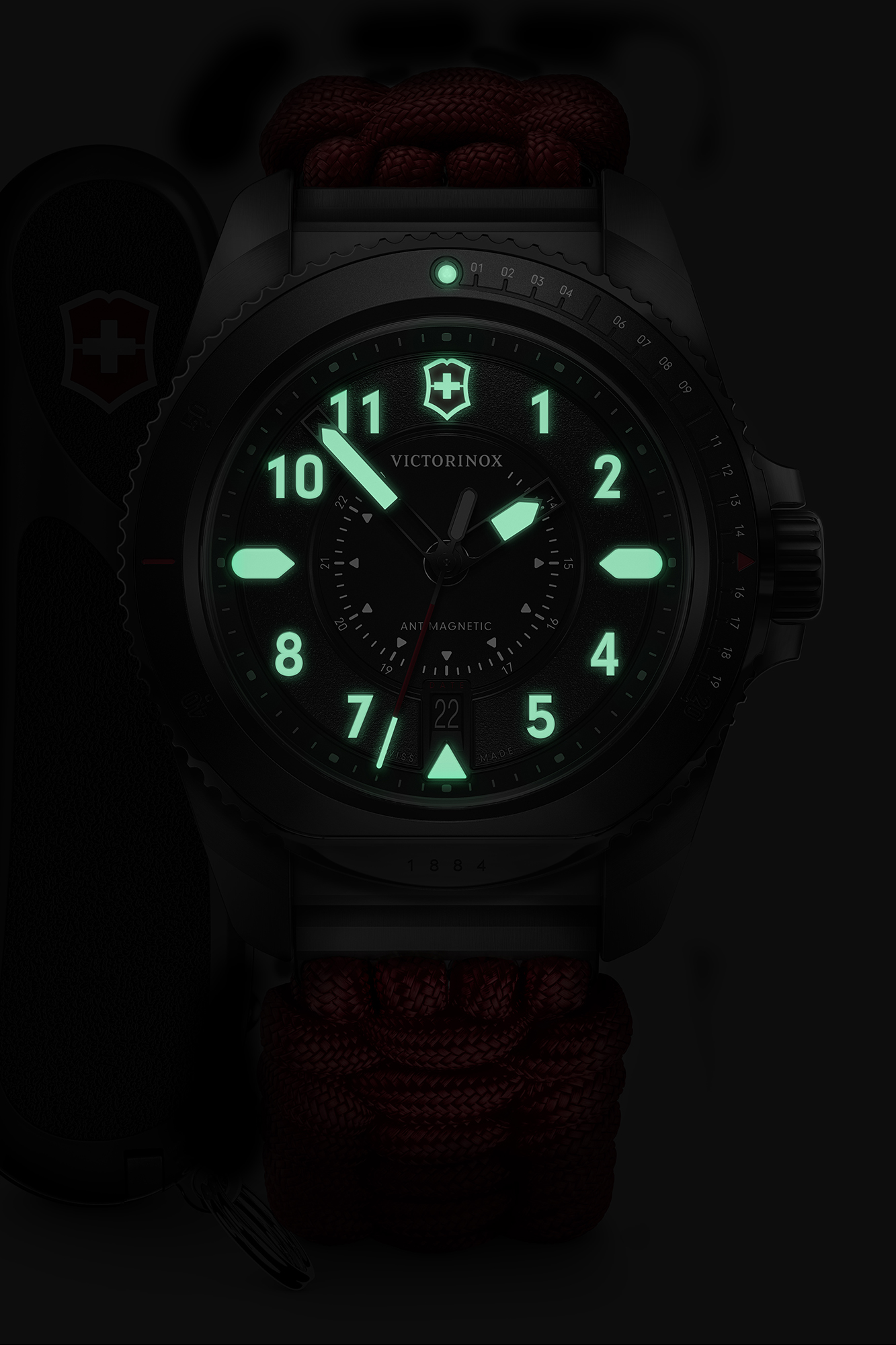 Victorinox 2420161 Journey Journey 1884 Quartz Limited Edition zegarek męski klasyczny szafirowe