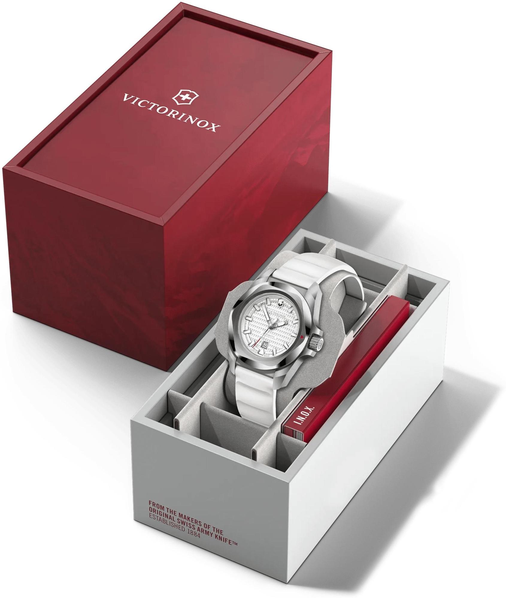 Victorinox 242027 INOX Small Automatic 32mm INOX typudiver zegarek srebrny