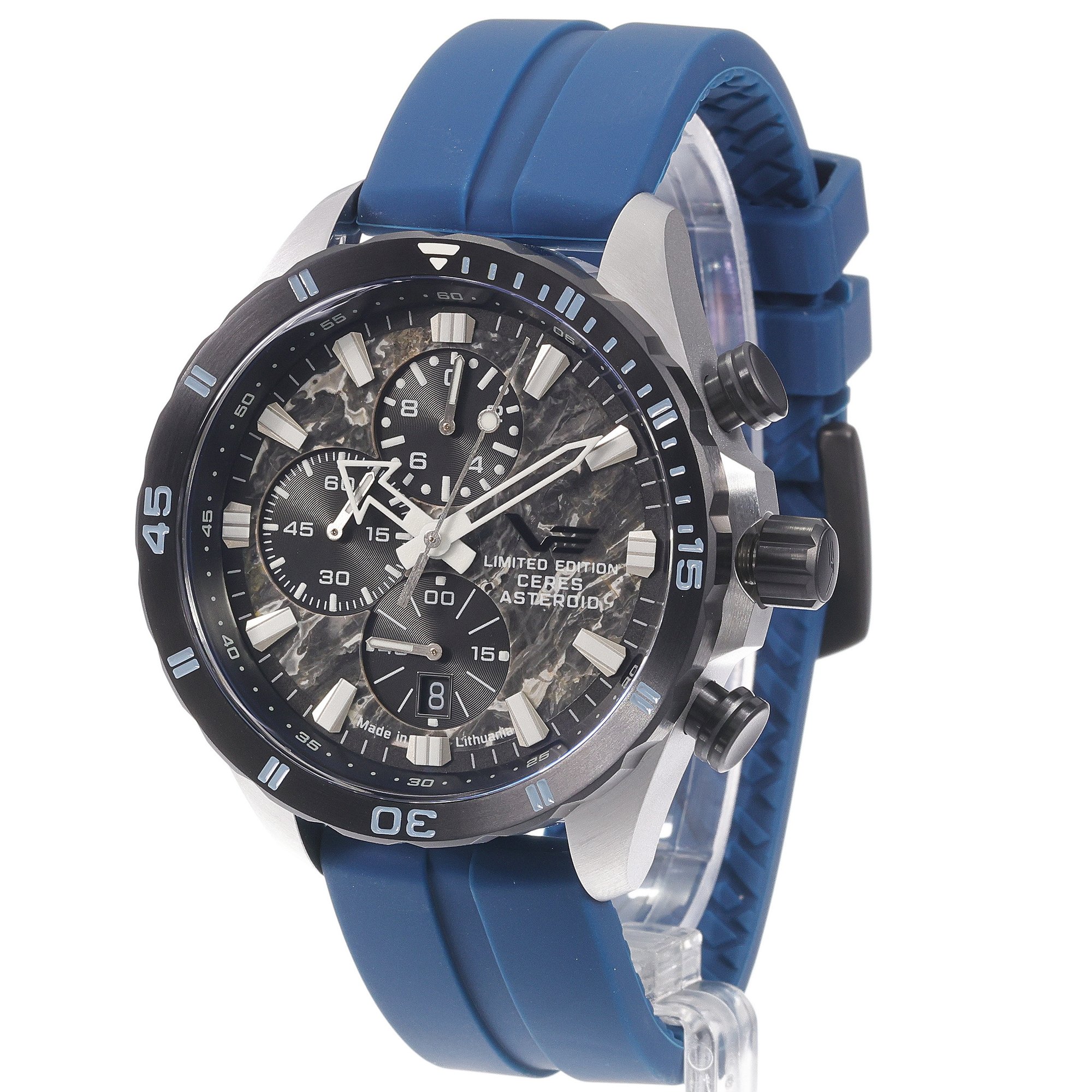 Vostok Europe 6S10-320E693SB zegarek niebieski klasyczny Almaz pasek - miniatura 2